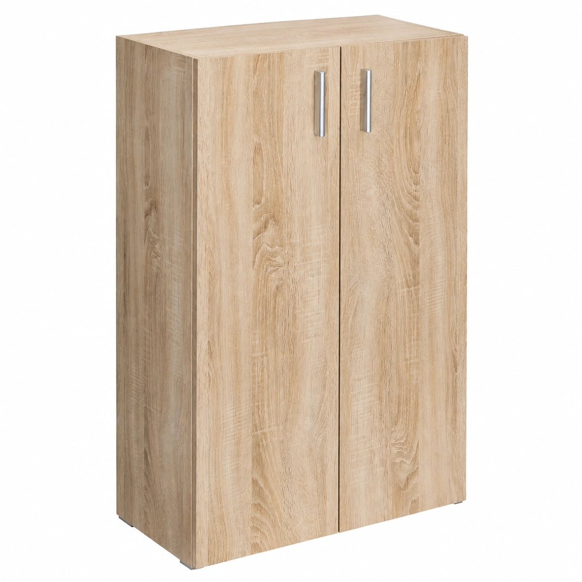 Casaria Mobiletto Ingresso Vela a 2 Ante con Ripiani 115,5 × 60 × 30cm Credenza Comò Armadietto Multiuso Ufficio Cassettiera Mobile Entrata Mobiletti